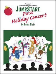 JumpStart First Holiday Concert Percussion band method book cover